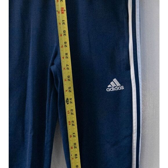 ADIDAS Climacool Soccer Training Joggers Pants Leg Zipper Navy Blue Size S - Picture 2 of 4